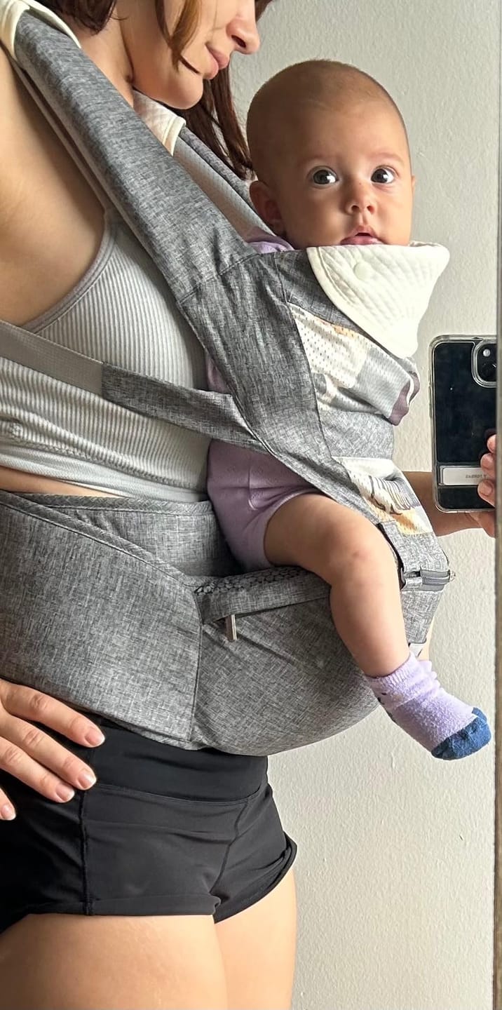 Customer photo review of Ashton ComfortCarry™ Baby Carrier