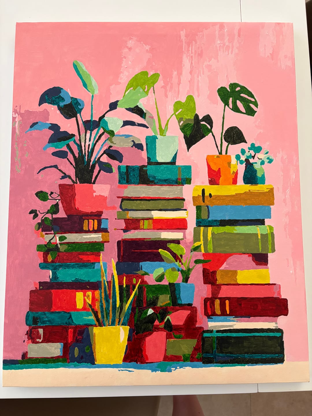 Customer photo review of Growing stories | Paint by Number