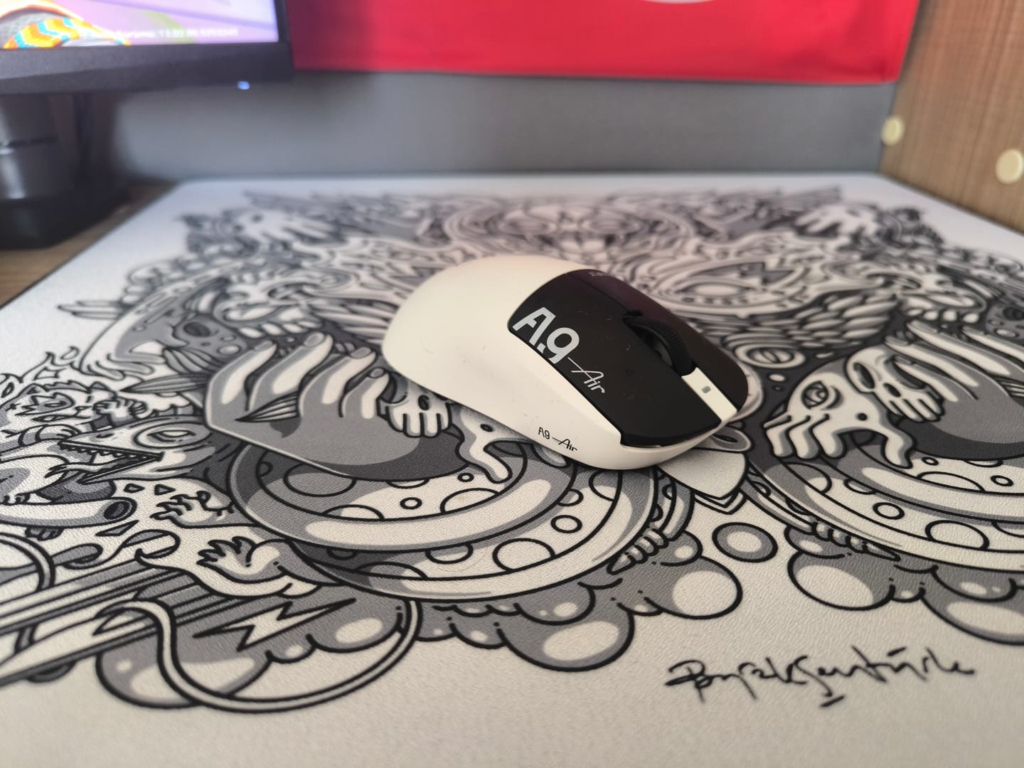 Customer photo review of ATK Dragonfly A9 Air Series Wireless Mouse