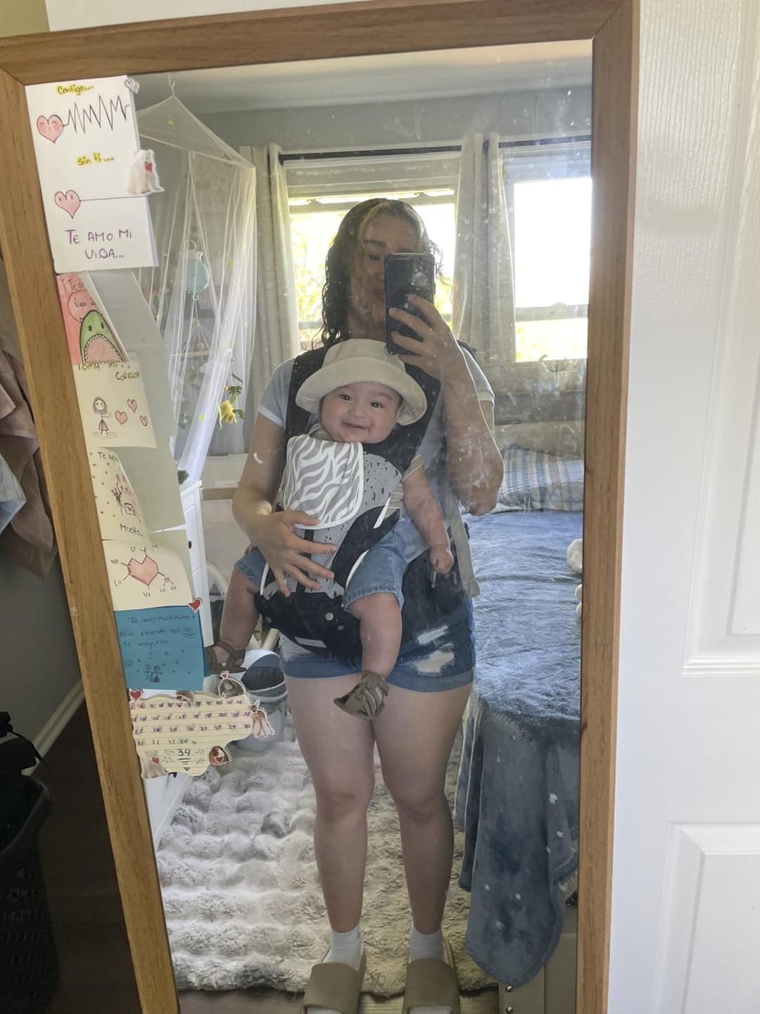 Customer photo review of Ashton ComfortCarry™ Baby Carrier