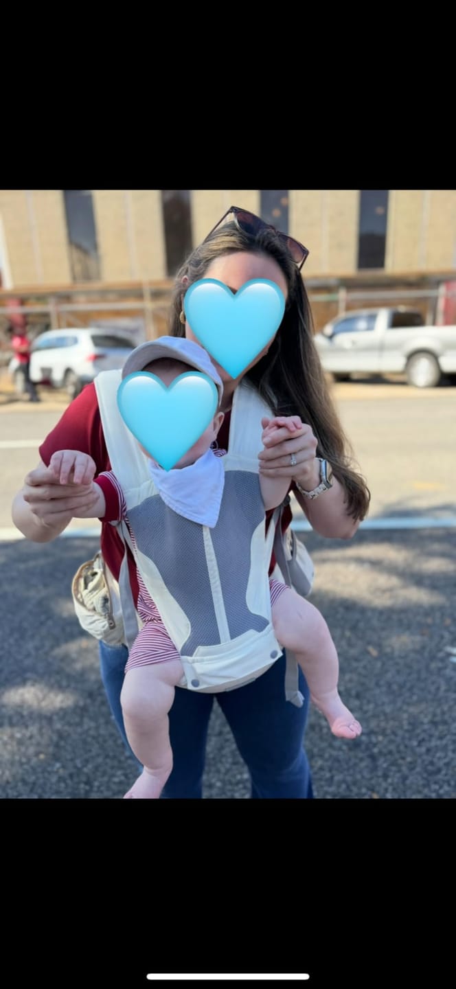 Customer photo review of Ashton ComfortCarry™ Baby Carrier