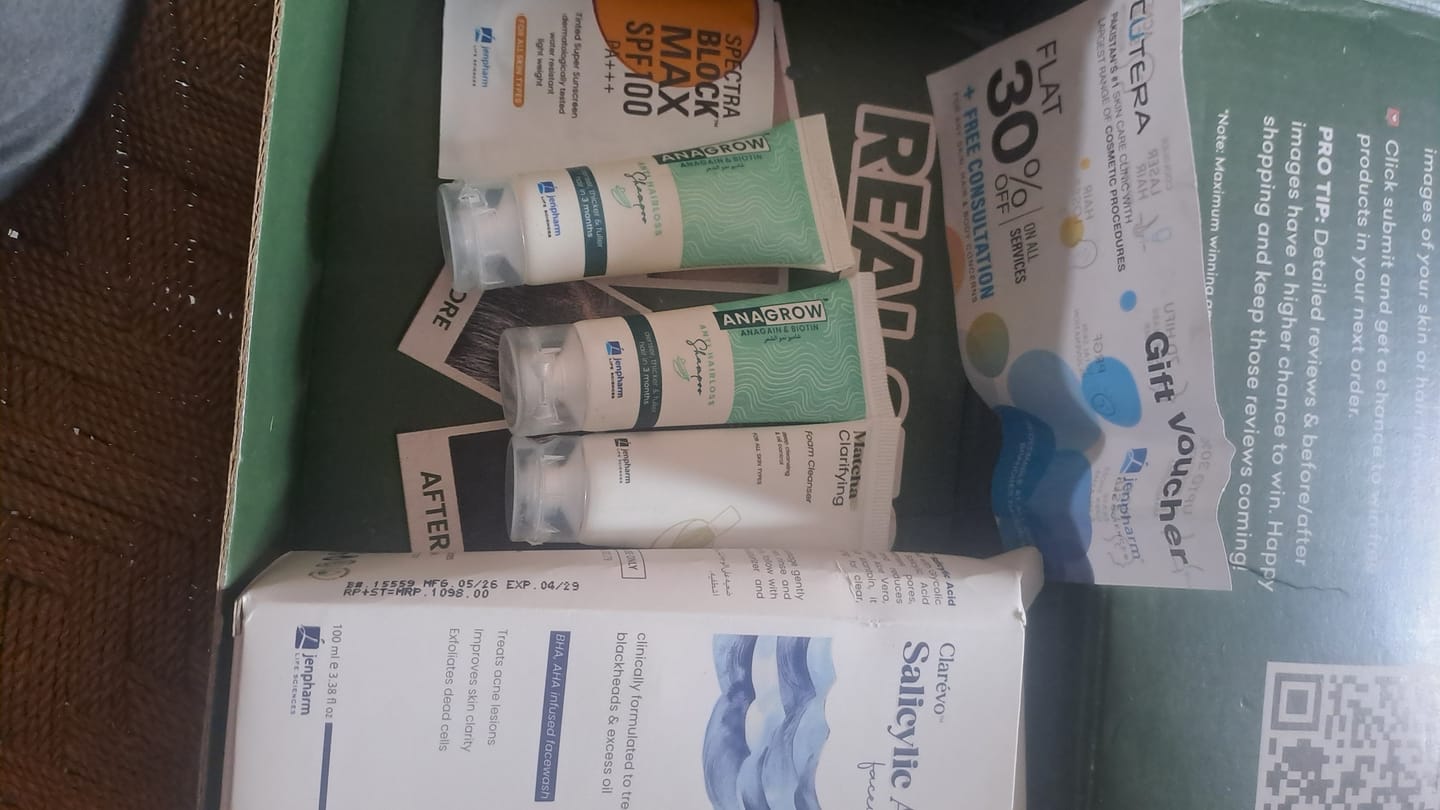 Customer photo review of Clarevo Salicylic Acid Facewash
