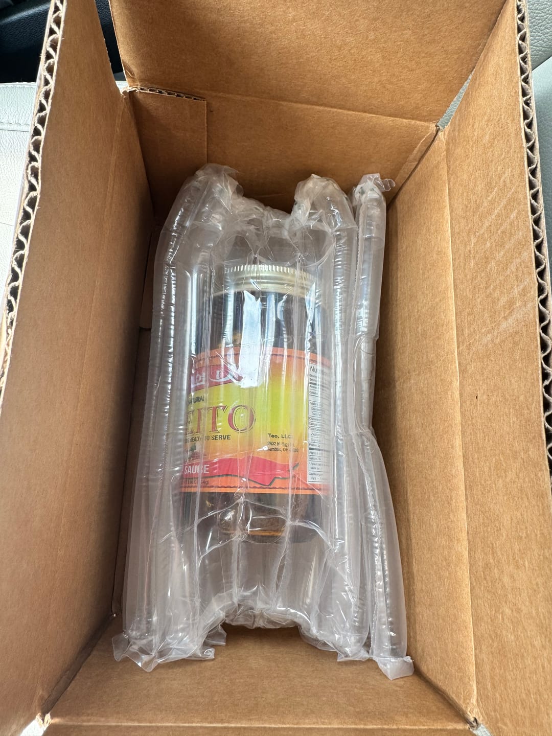 Customer photo review of Teo Sheito Hot Pepper Sauce | Authentic Ghanaian Heat