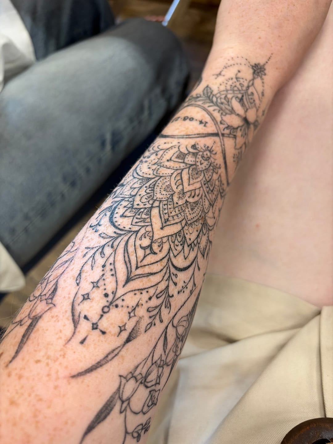 Customer photo review of TattooNumbx Numbing Cream