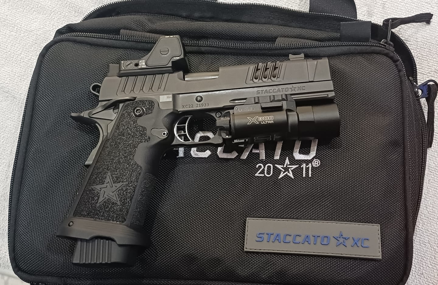 Customer photo review of STI 2011 Brass Double Stack Open Magazine Base Pad | 9mm/.38
