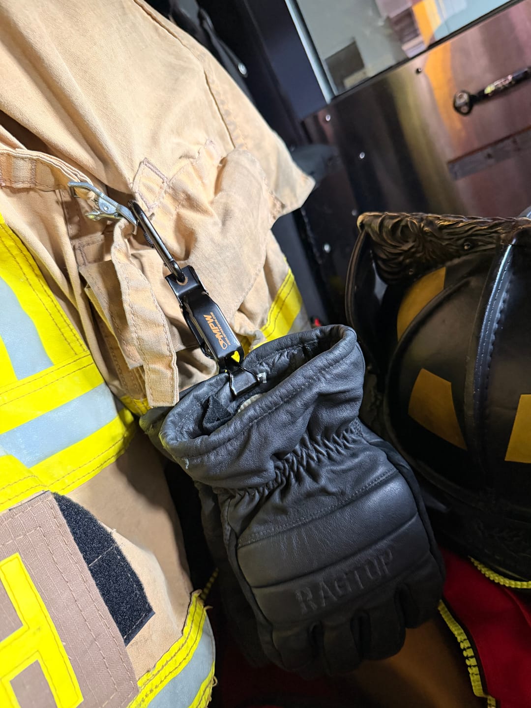 Customer photo review of MPW Ultimate Glove Clamp - Last Glove Holder You Will Ever Need