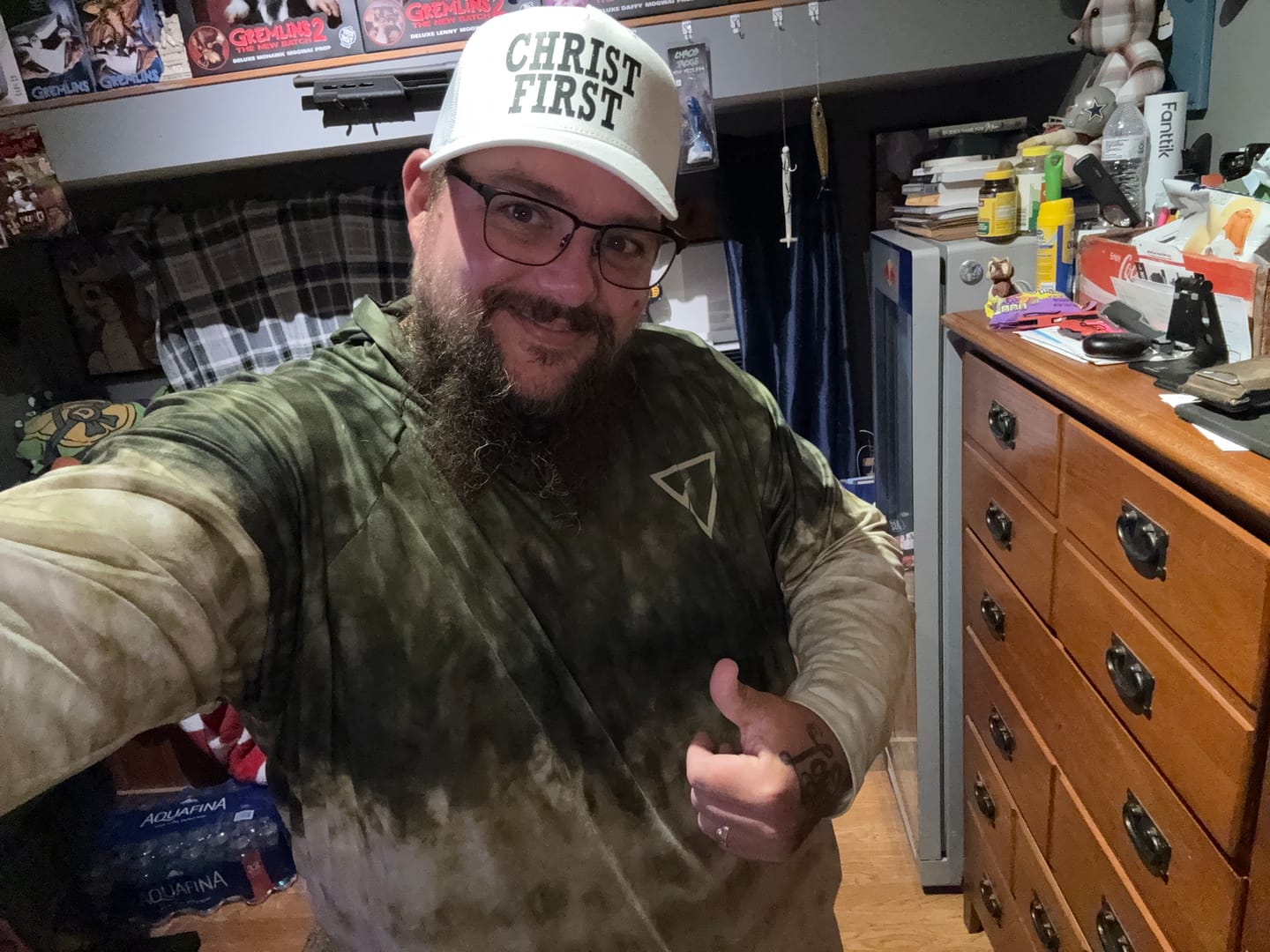 Customer photo review of Bass Sport Tec Hooded Long Sleeve – Men's