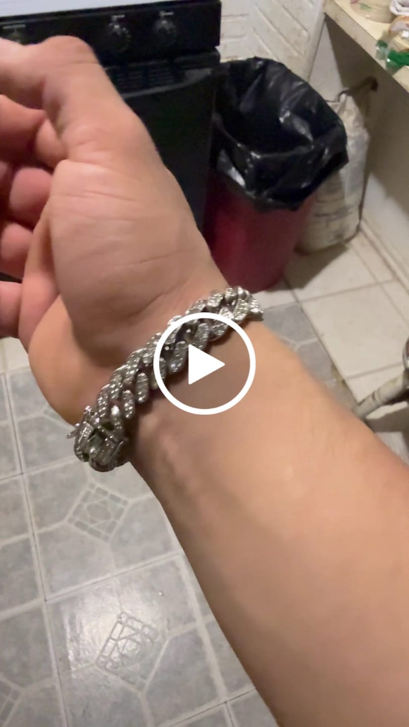 Customer video review of 12.5mm Cuban Chain + Bracelet - White Gold