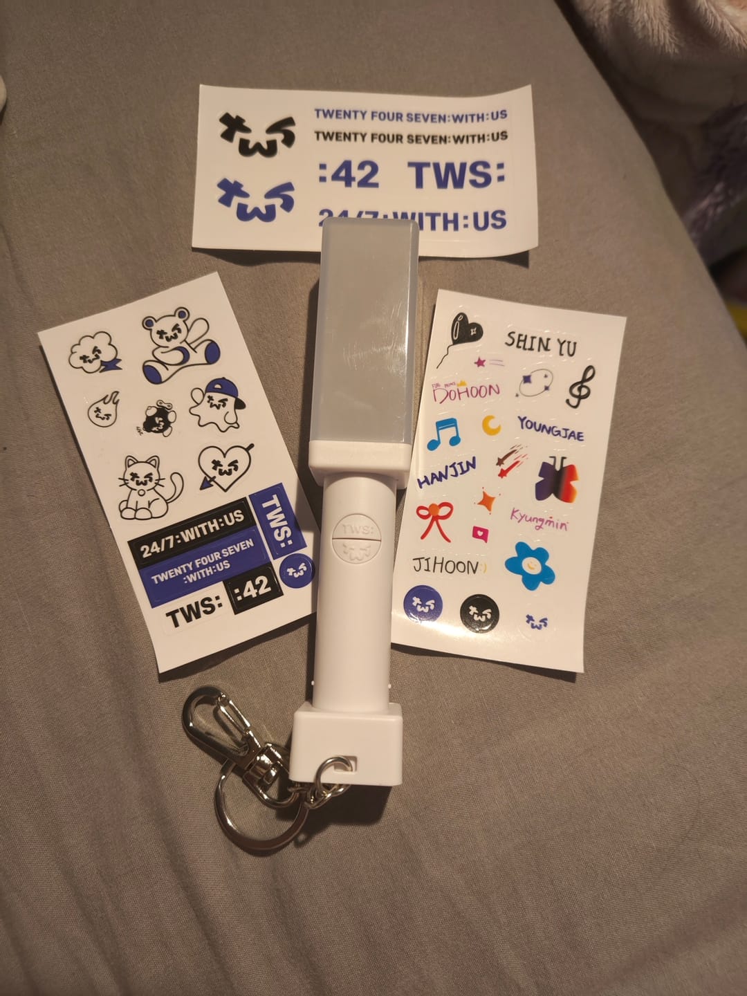 Customer photo review of TWS Mini Lightstick Keychain