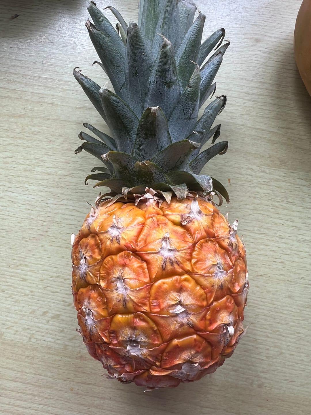 Customer photo review of Baby-Ananas reifgeerntet