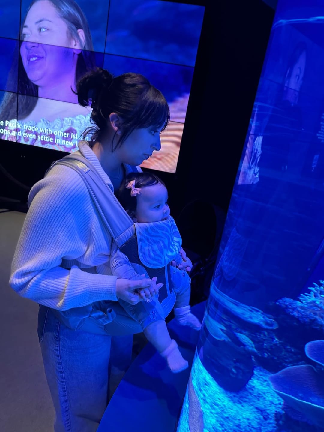 Customer photo review of Ashton ComfortCarry™ Baby Carrier