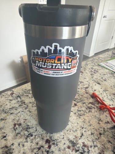 Customer photo review of 150 Custom 3" Laminated Vinyl Stickers