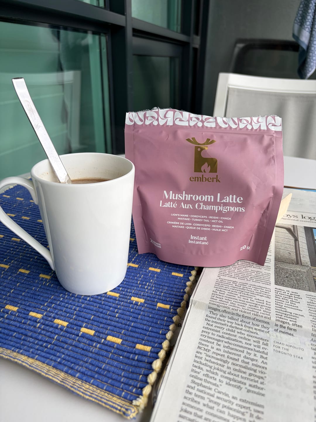Customer photo review of Mushroom Latte