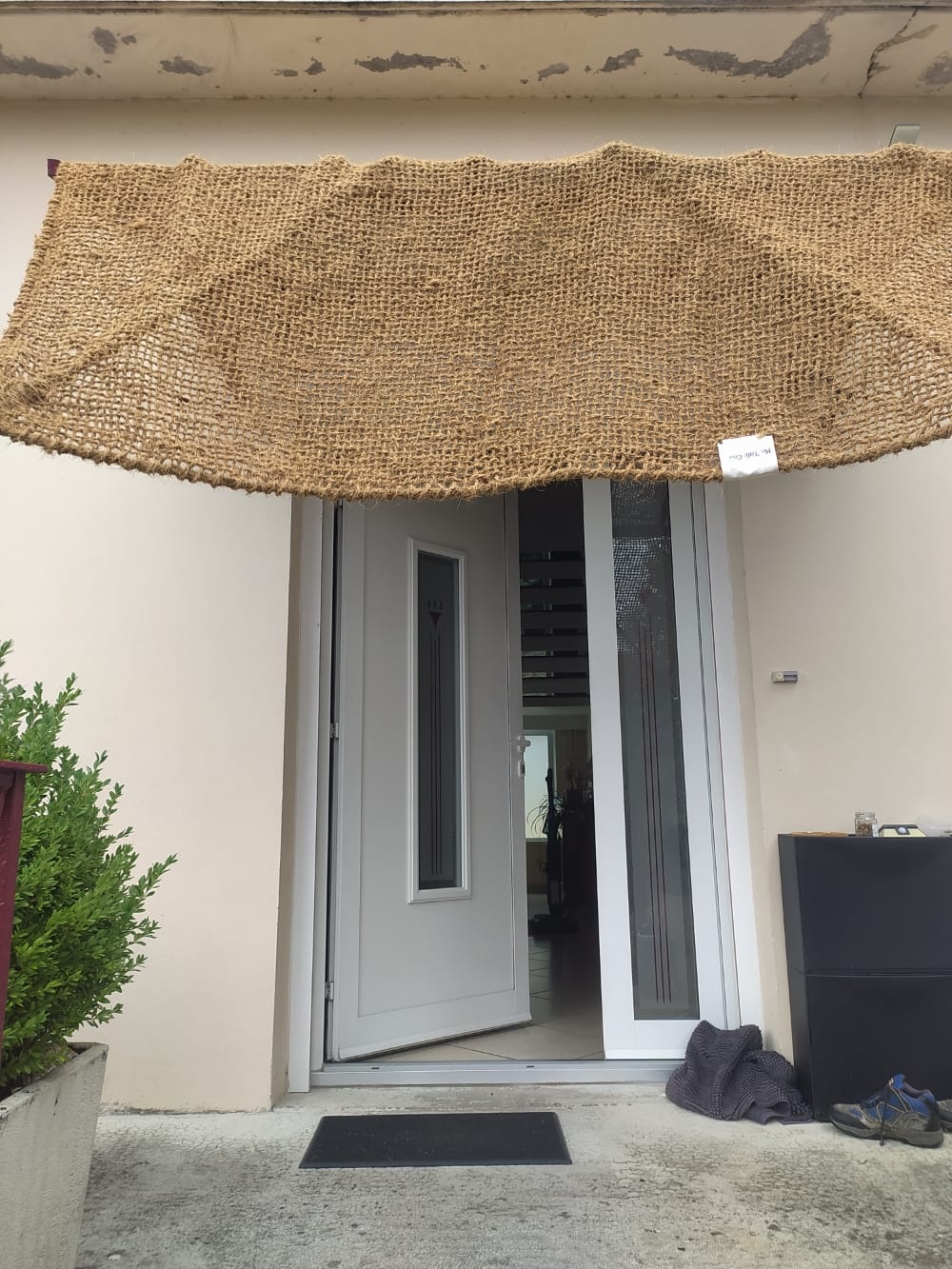 Customer photo review of Filet de camouflage en fibre de coco