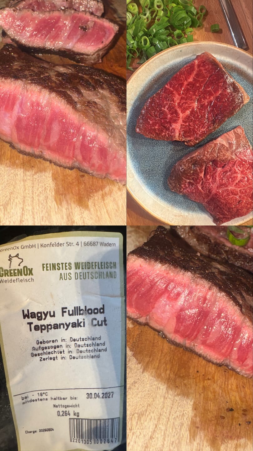 Customer photo review of Wagyu Fullblood Teppanyaki Cut