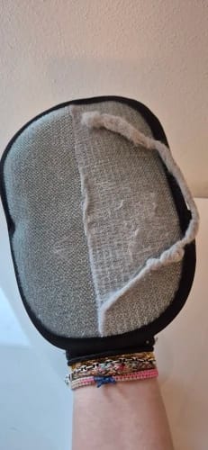 Customer photo review of Pet Hair Removal Glove