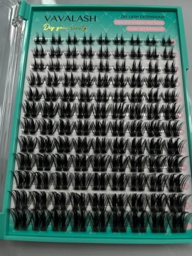 Customer photo review of CANDY Lash Clusters