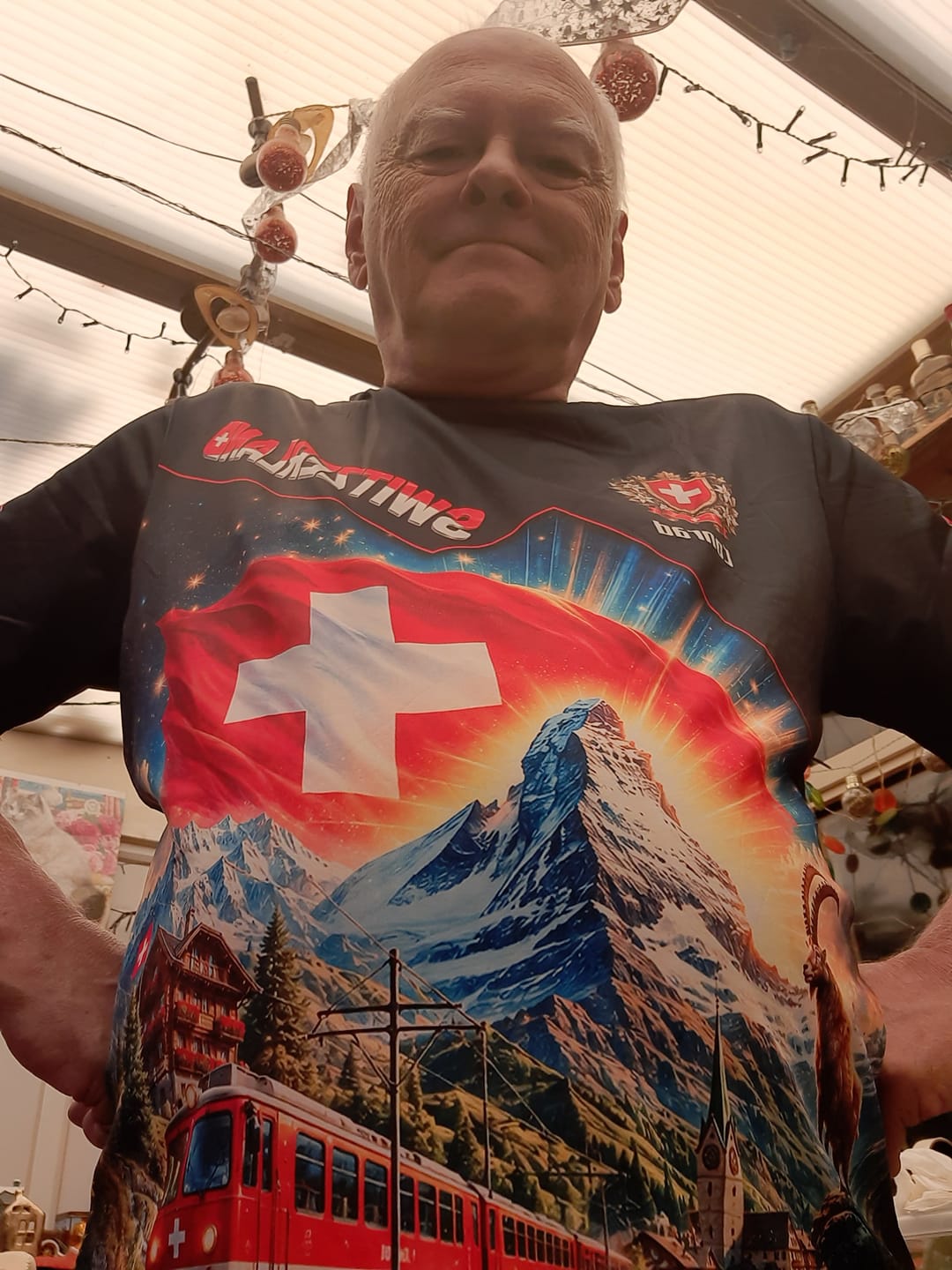 Customer photo review of Unisex Shirt - Custom Switzerland Shirt