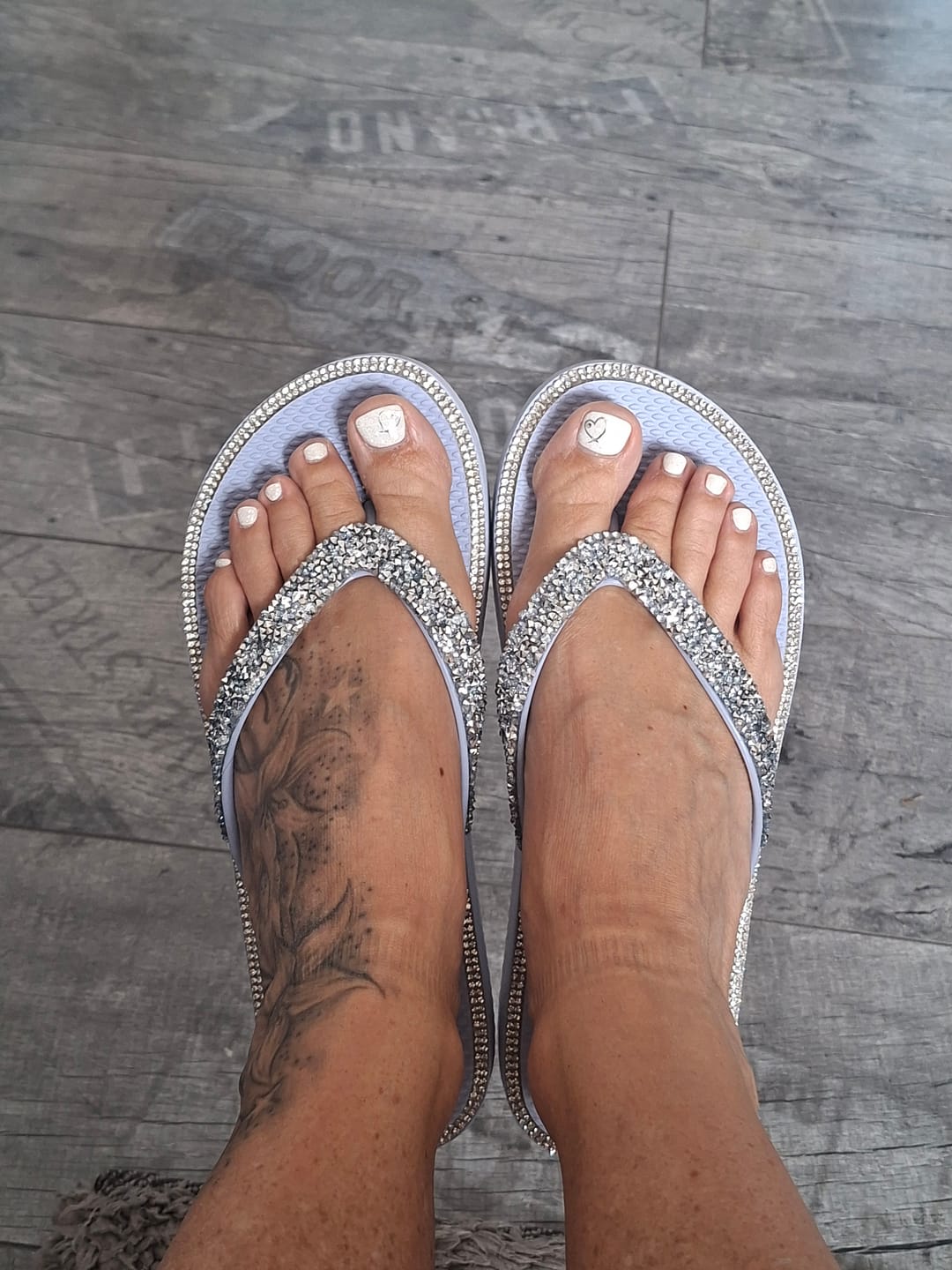 Customer photo review of Flip-Flop / Anna - Hellblau