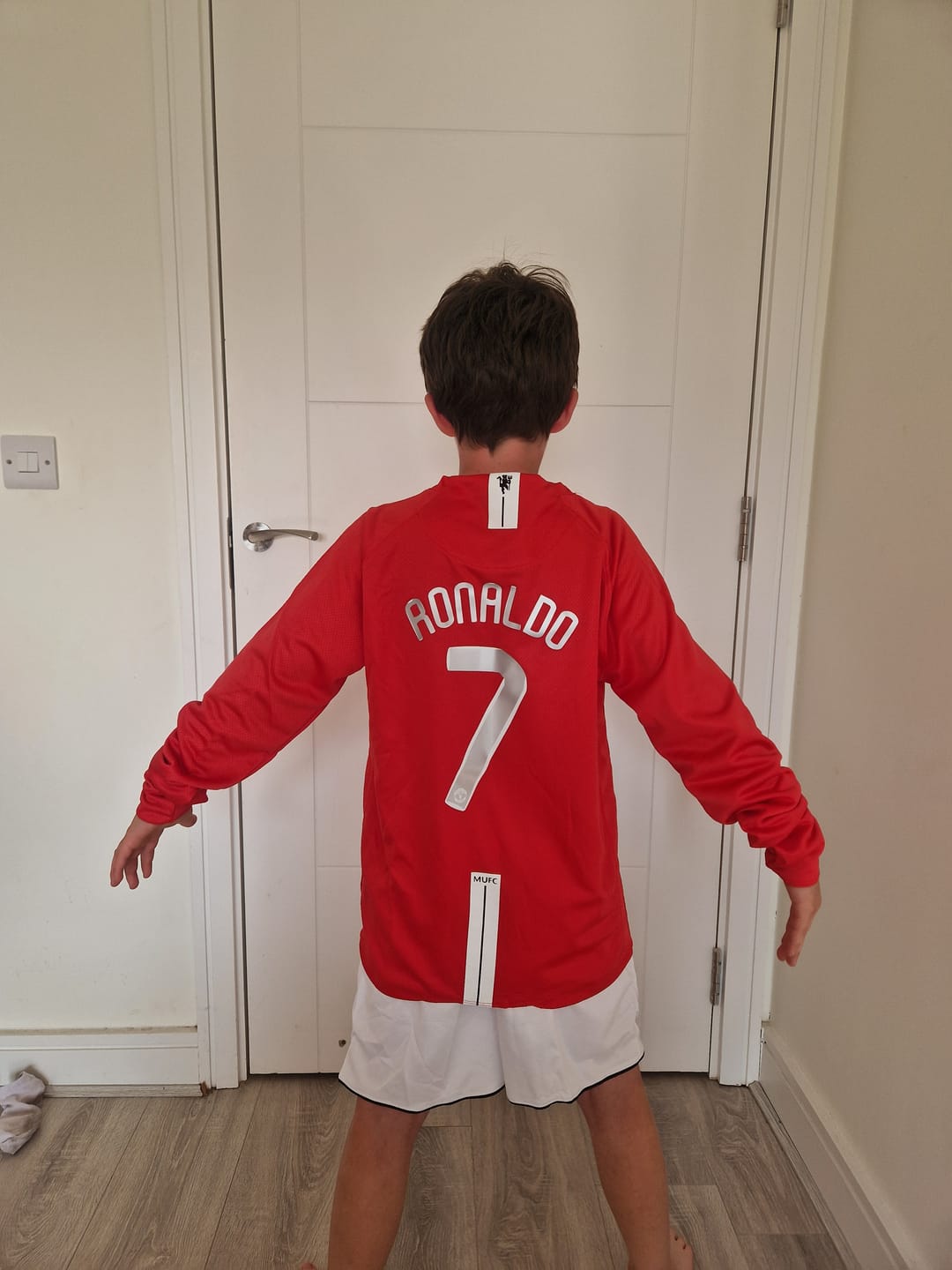 Customer photo review of Man. United Completo Home Long 2007/08 UCL Final - BAMBINO