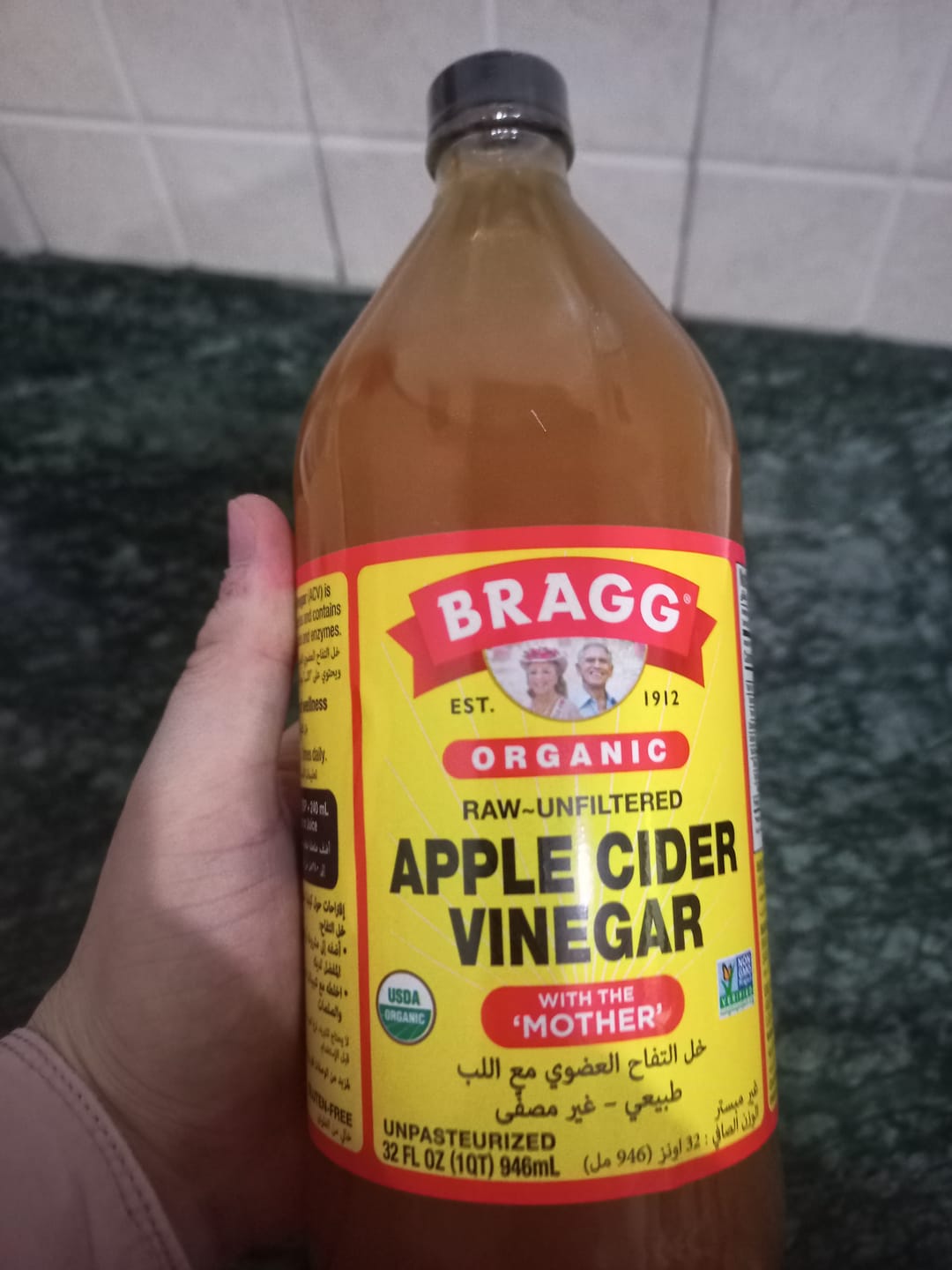 Customer photo review of Organic Apple Cider Vinegar