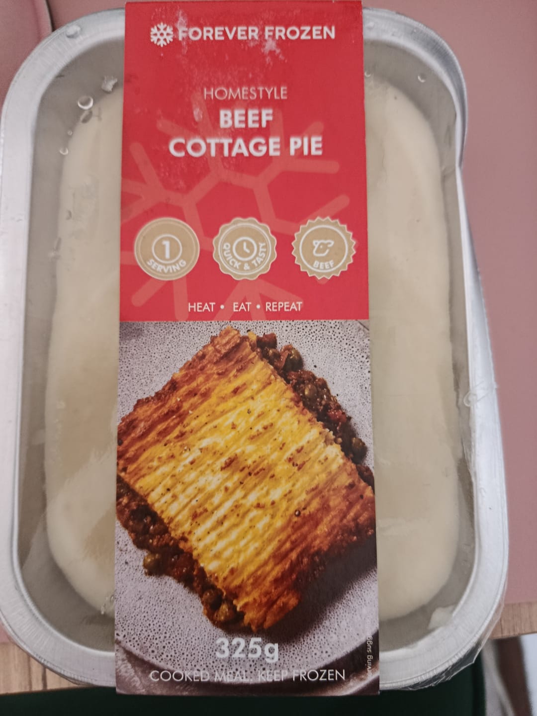 Customer photo review of Homestyle Cottage Pie