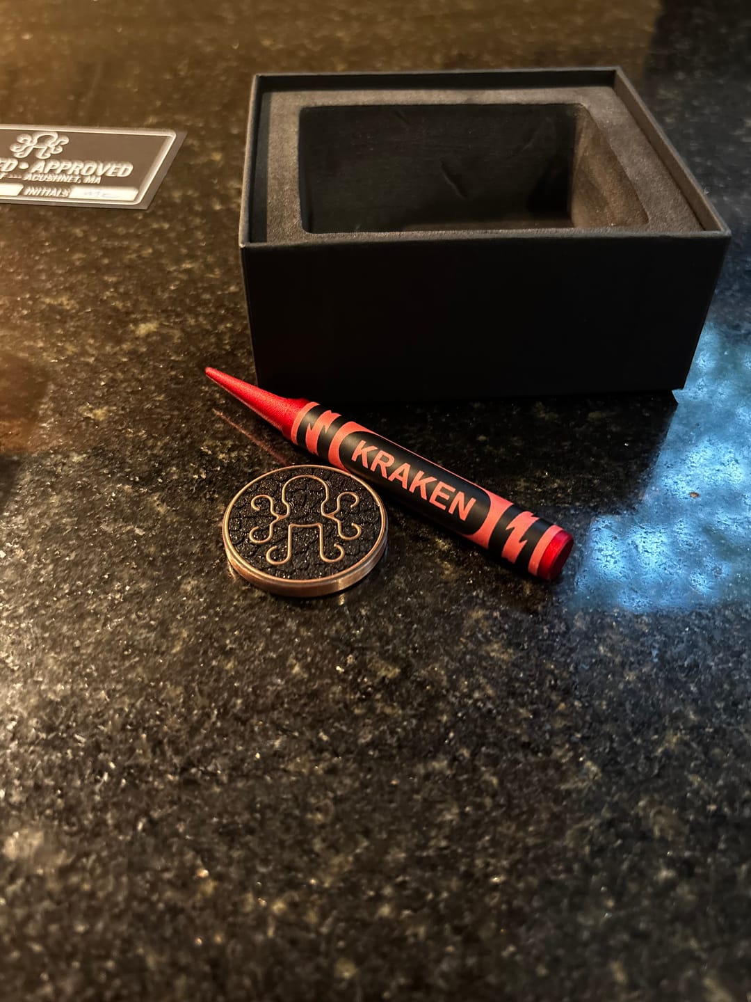Customer photo review of BEDROCK - Copper Golf Ball Marker