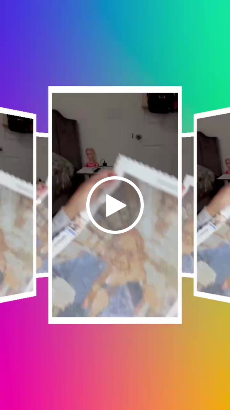 Customer video review of Custom Diamond Painting Kit