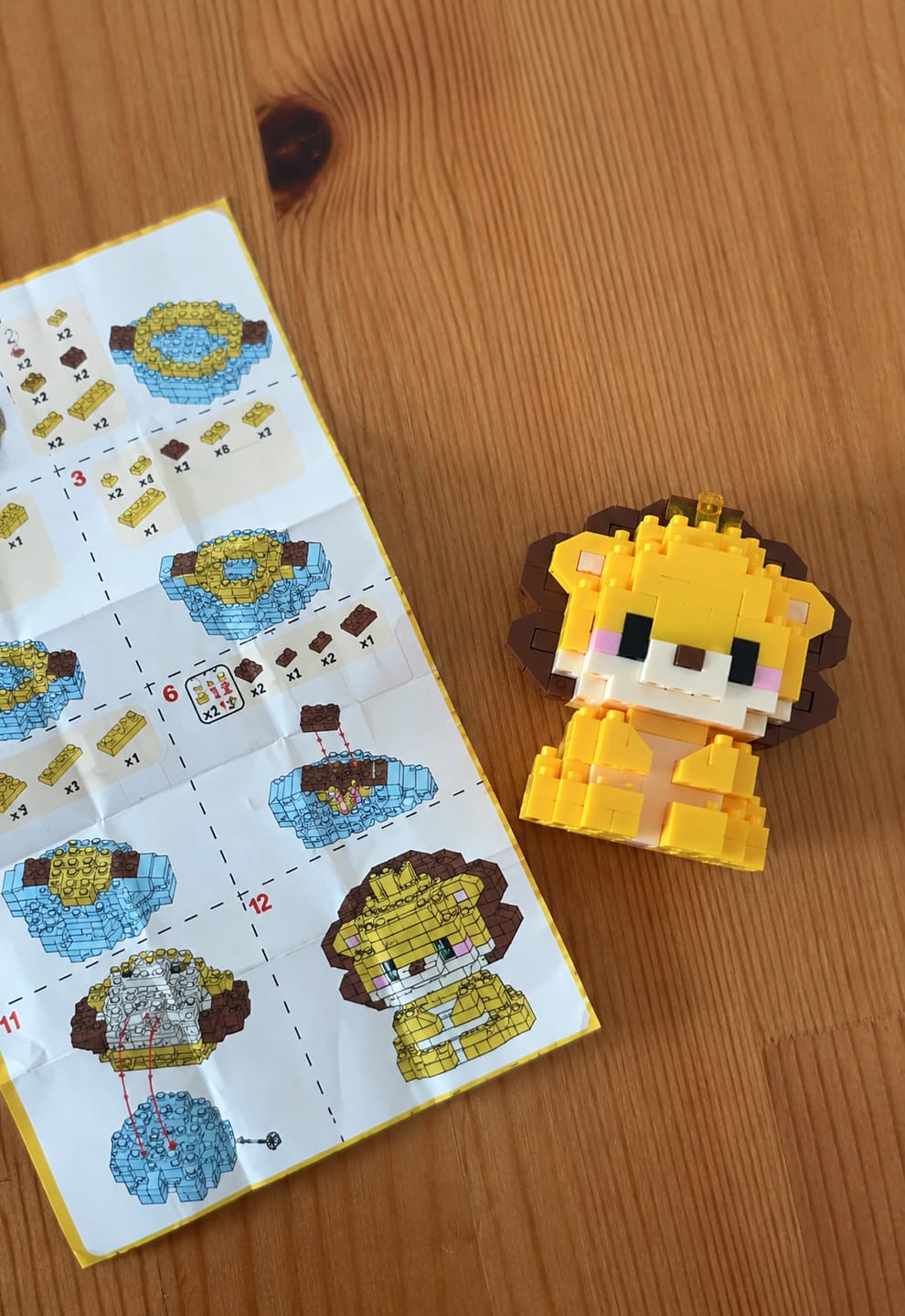 Customer photo review of SEVİMLİ ASLAN MİNİ LEGO