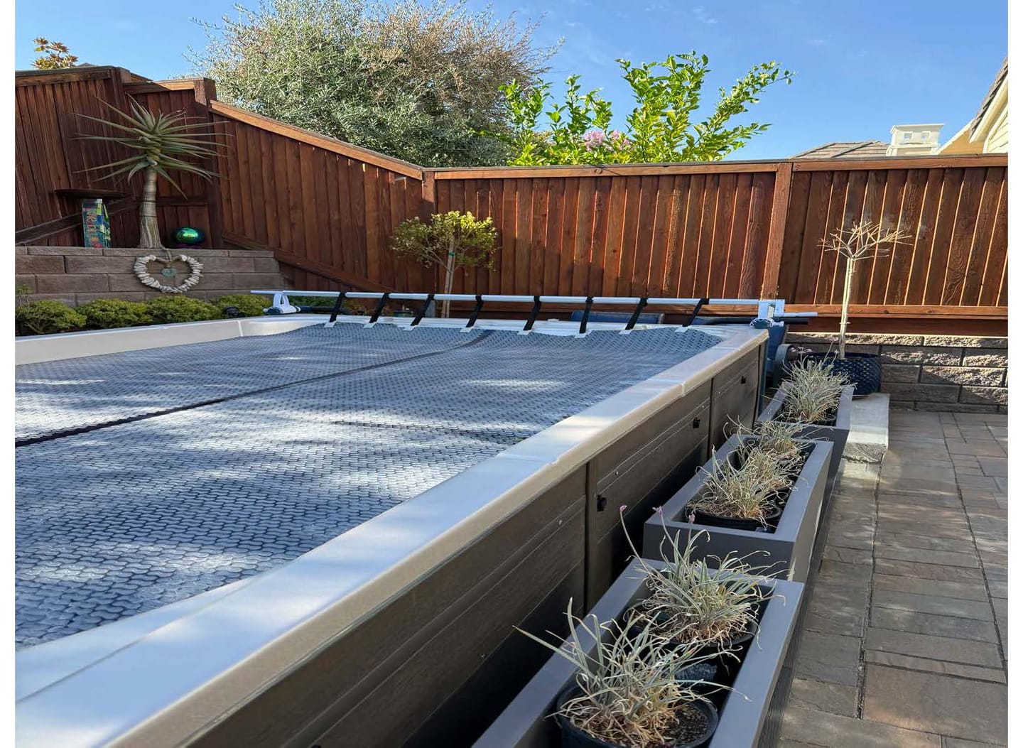 Customer photo review of GeoBubble EnergyGuard™ Award-Winning Solar Pool Cover - The Best Cover For Heating While Inhibiting Algae