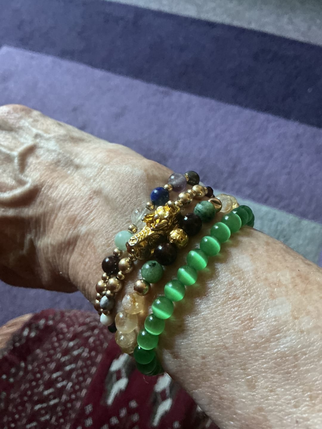Customer photo review of Lion's Gate 8/8 Mega Money and Romance REAL Gold Bracelet