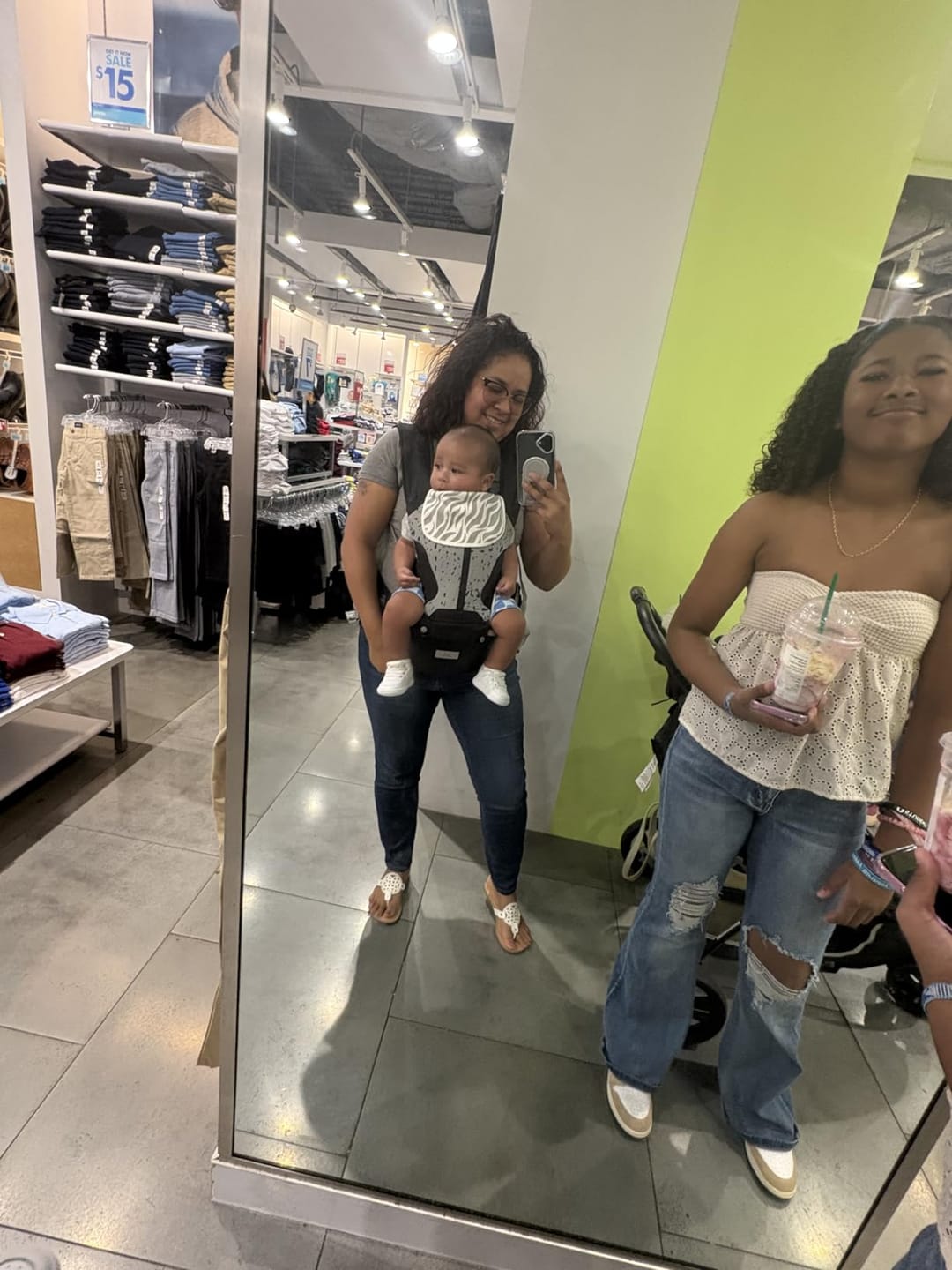 Customer photo review of Ashton ComfortCarry™ Baby Carrier
