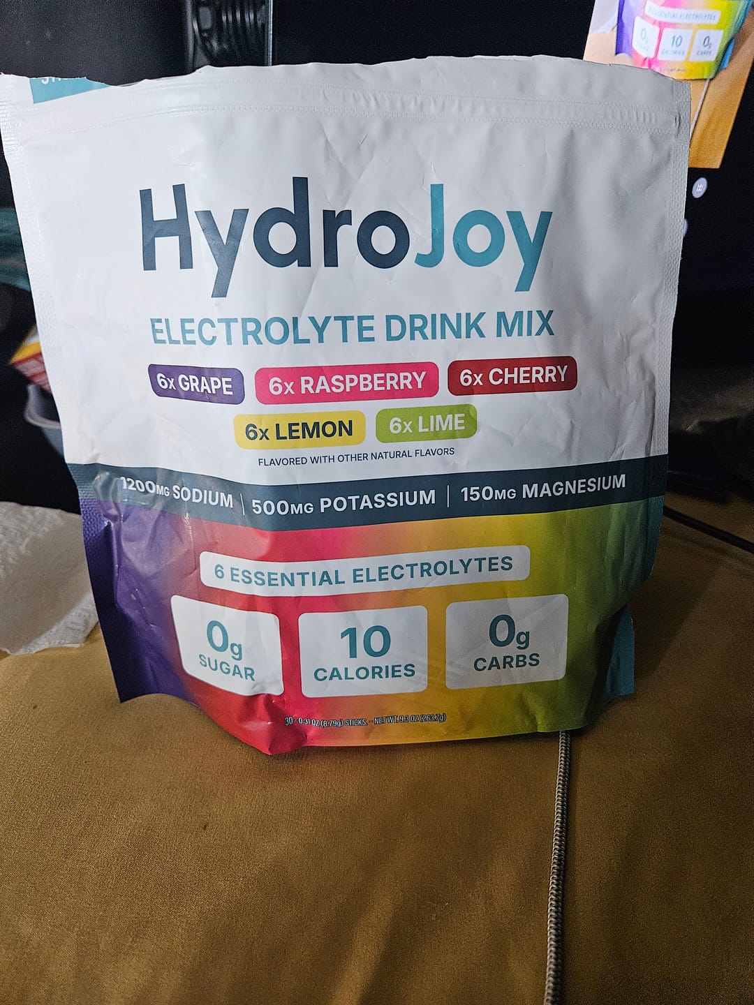 Customer photo review of Hydration Sticks (30 Pack)