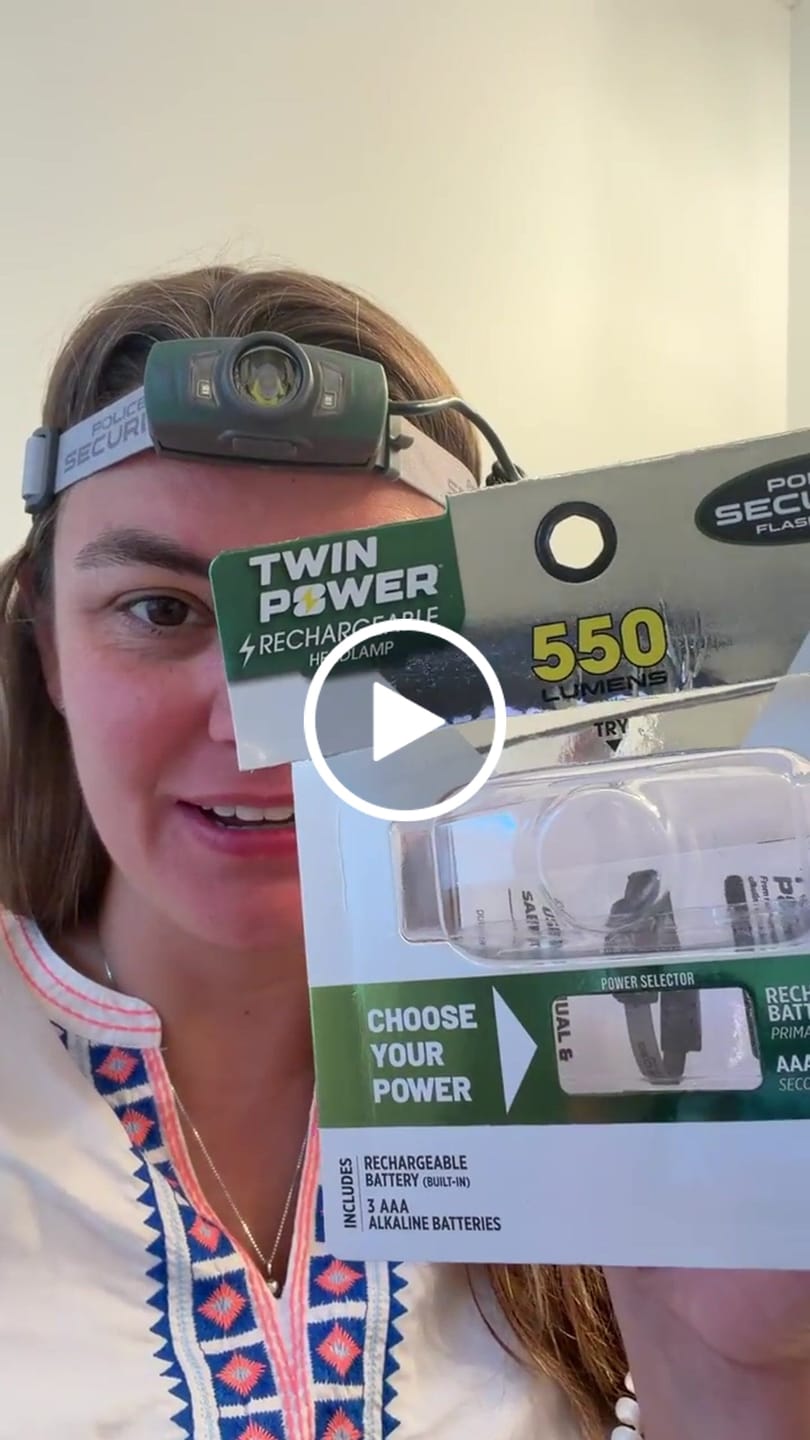 Customer video review of TWIN POWER 550 LUMEN LED HEADLAMP