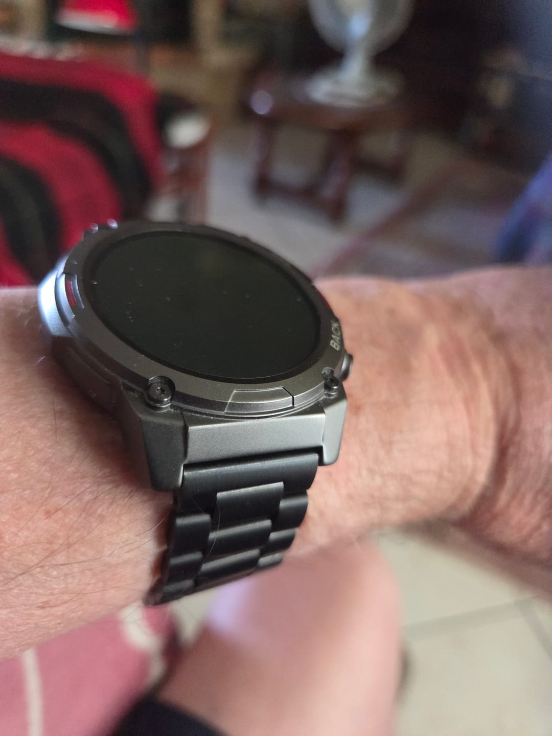 Customer photo review of Bracelet acier noir