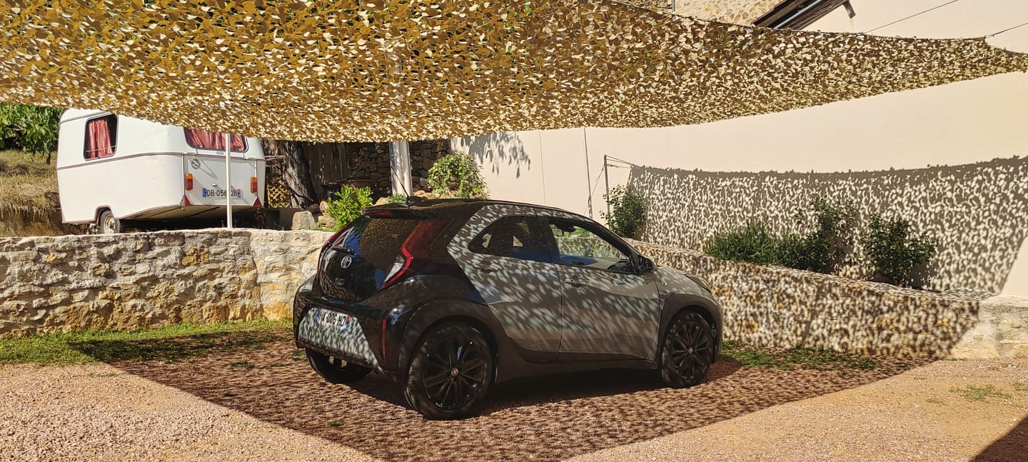 Customer photo review of Filet de camouflage renforcé sable