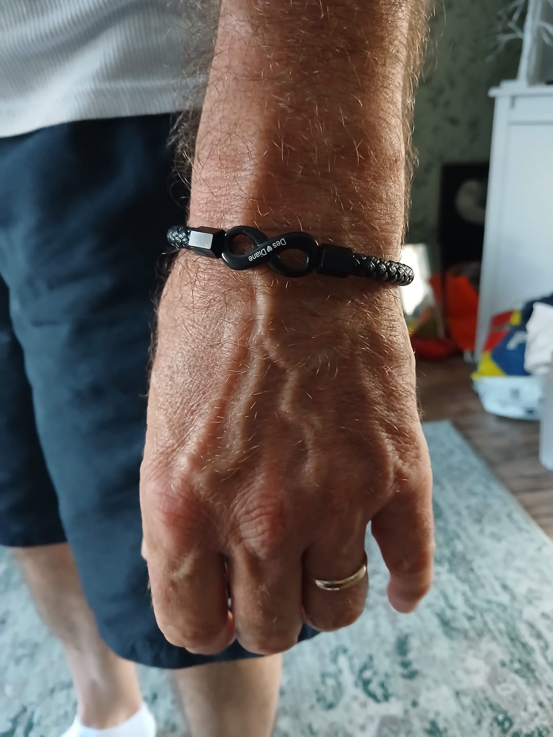 Customer photo review of "To My Husband" Personalized Bracelet