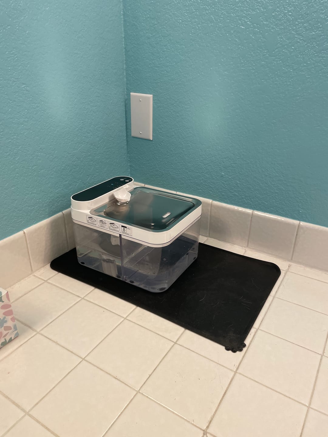 Customer photo review of PureStream Splash Shield Mat