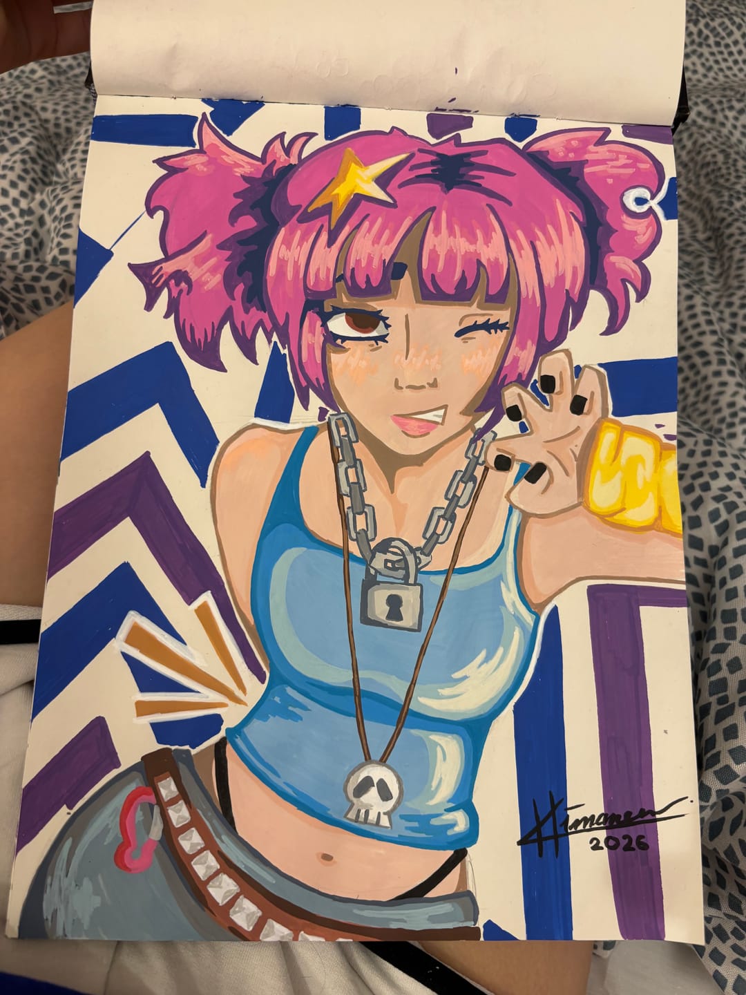 Customer photo review of Ohuhu Kahuku Series Direct-ink Acrylic Paint Markers