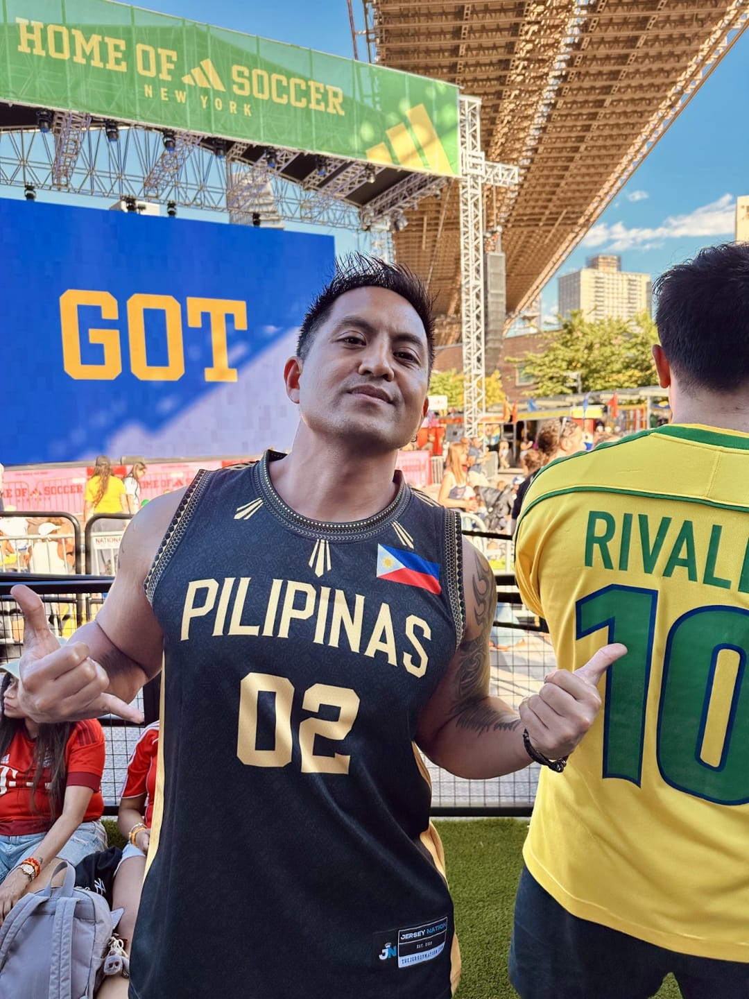 Customer photo review of Philippines 'Luzviminda' Custom Basketball Jersey
