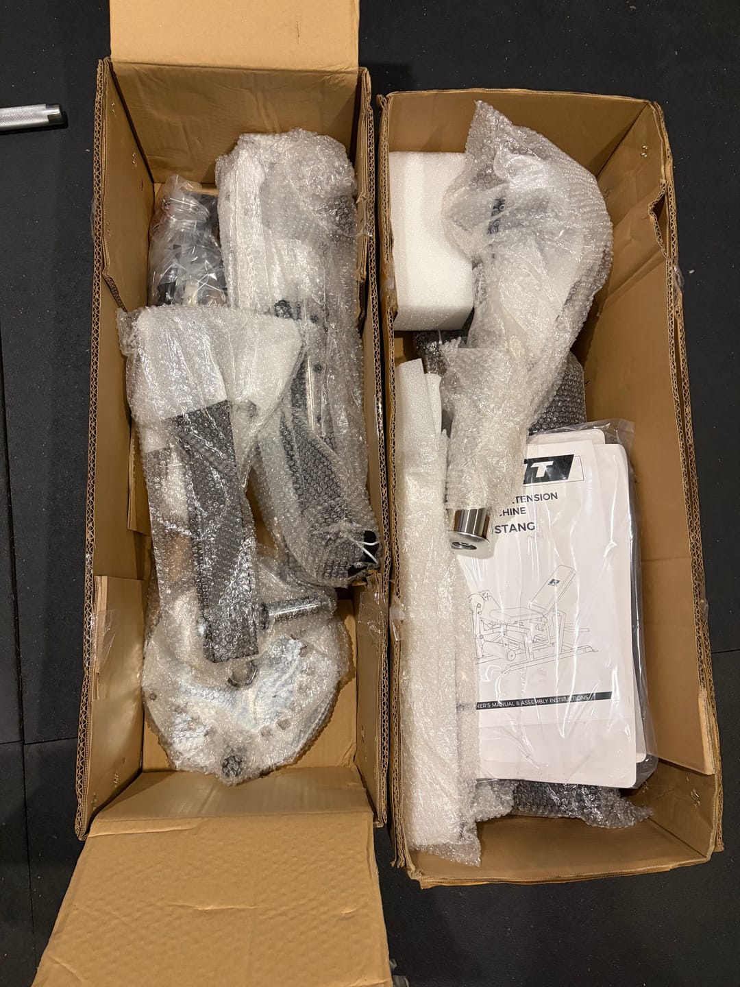 Customer photo review of RitFit Mustang PRO Leg Extension Curl Machine