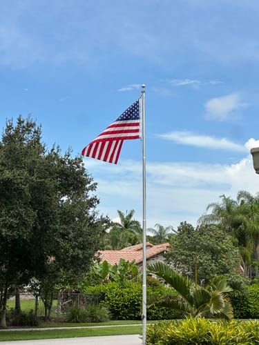Customer photo review of 3' x 5' American Flag