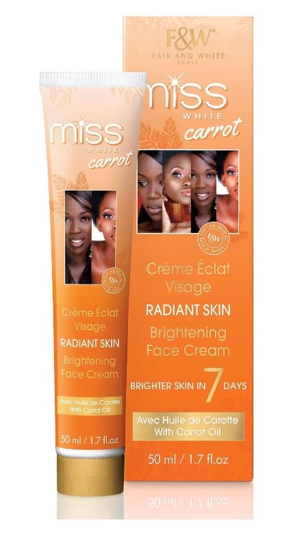 Customer photo review of Miss White Carrot Brightening Face Cream 50ml