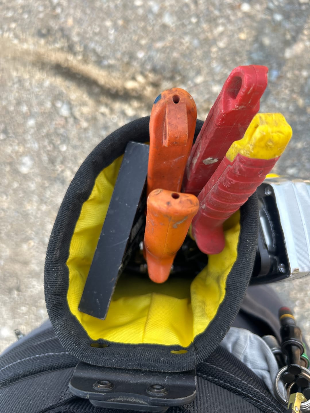 Customer photo review of Big Joey Pouch | Clip-On Tool & Hardware Pouch