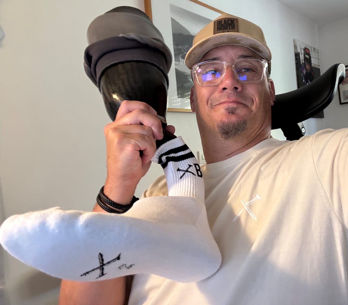 Customer photo review of PERFORMANCE CREW SOCKS | WHITE