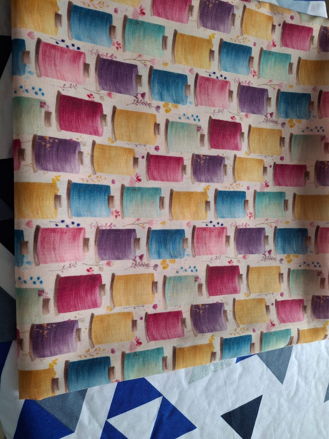 Customer photo review of Colourful Threads Polycotton Fabric