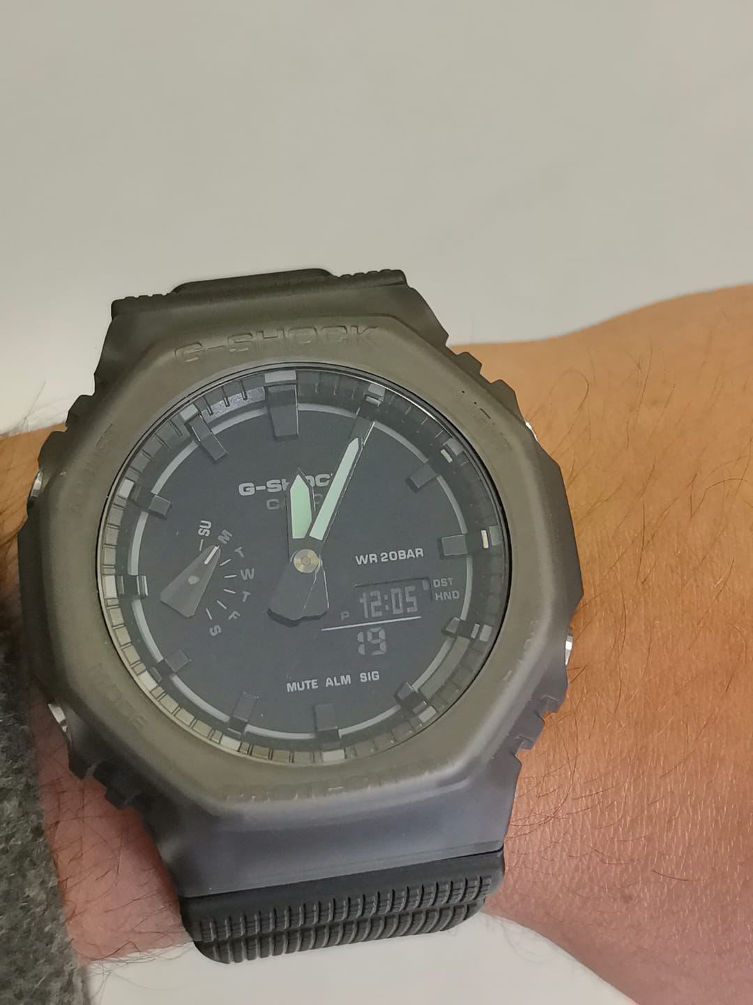 Customer photo review of Reloj Casio G-Shock Casioak GA-2100K-1A Carbon Core Skeleton