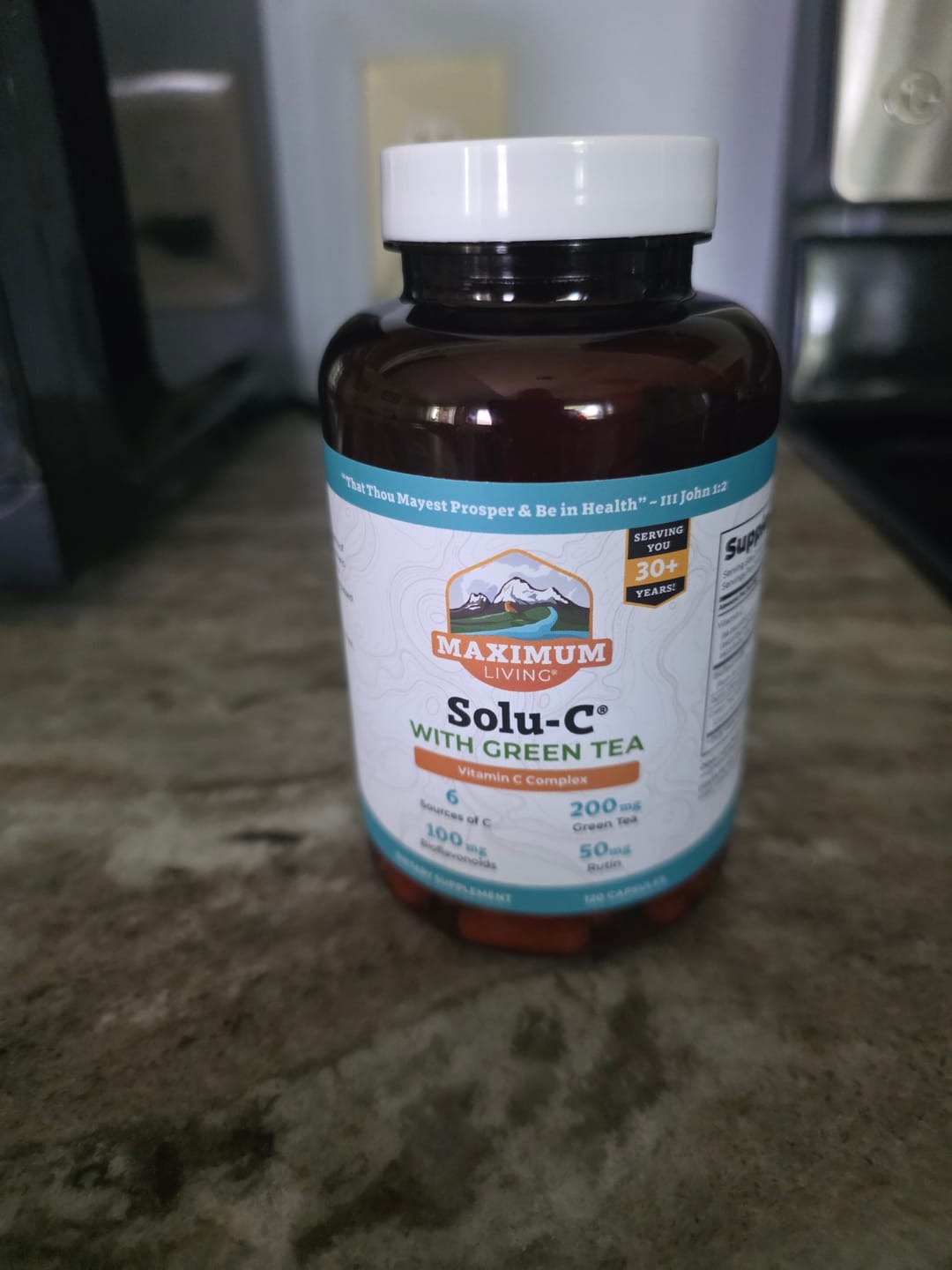 Customer photo review of Solu-C 120 (Buffered Vitamin C with Green Tea)