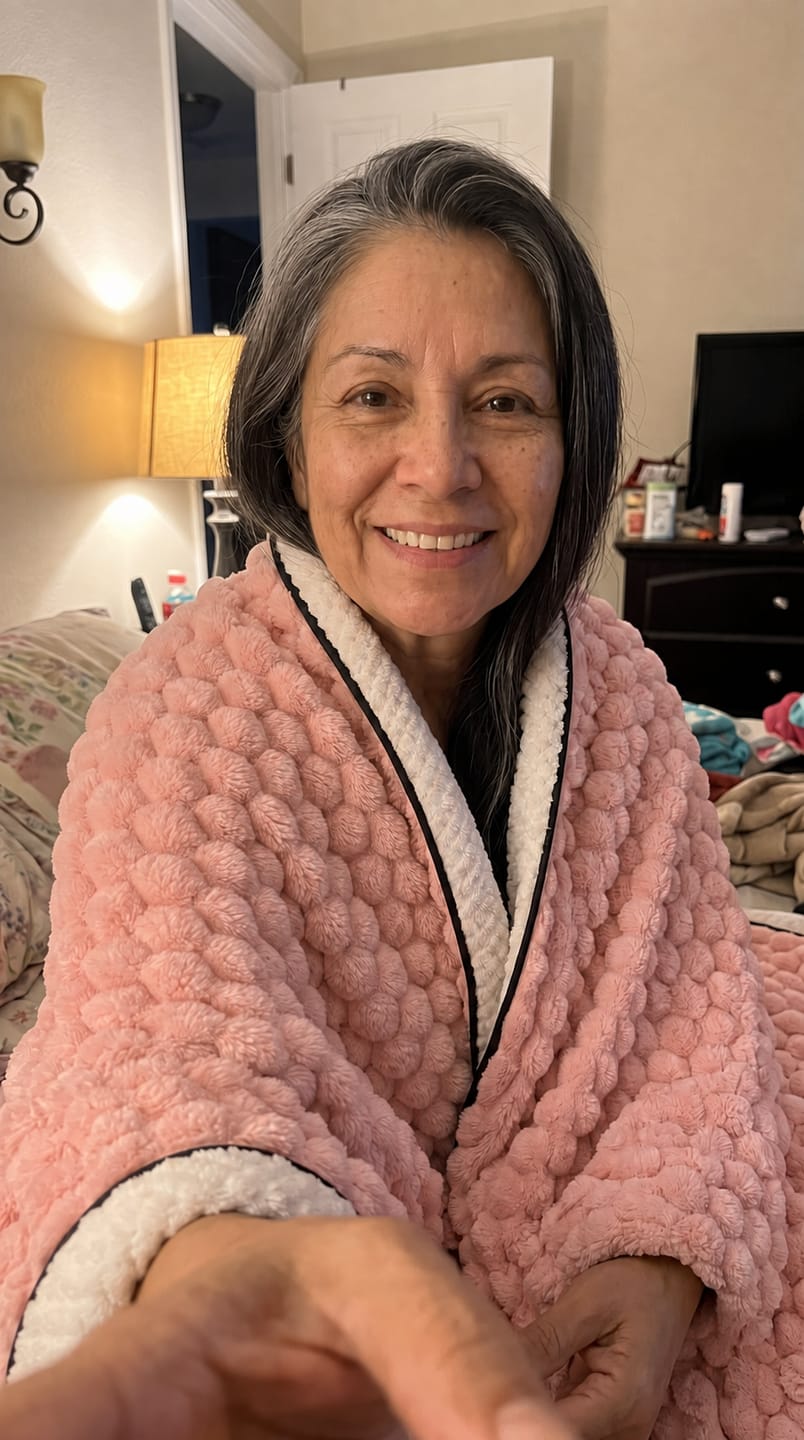 Customer photo review of Extra NuvoDreams™ DeepWarm Blanket One Time Only Offer!