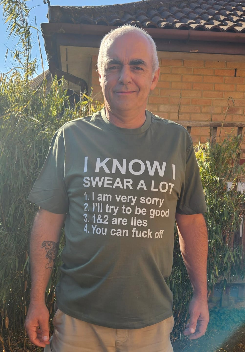 Customer photo review of Swear A Lot T-Shirt